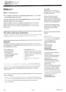 HMRC Distraint
